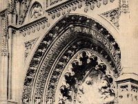 Katedrala 1900. godine. Portal Stolne crkve (Rudolf Monsinger)